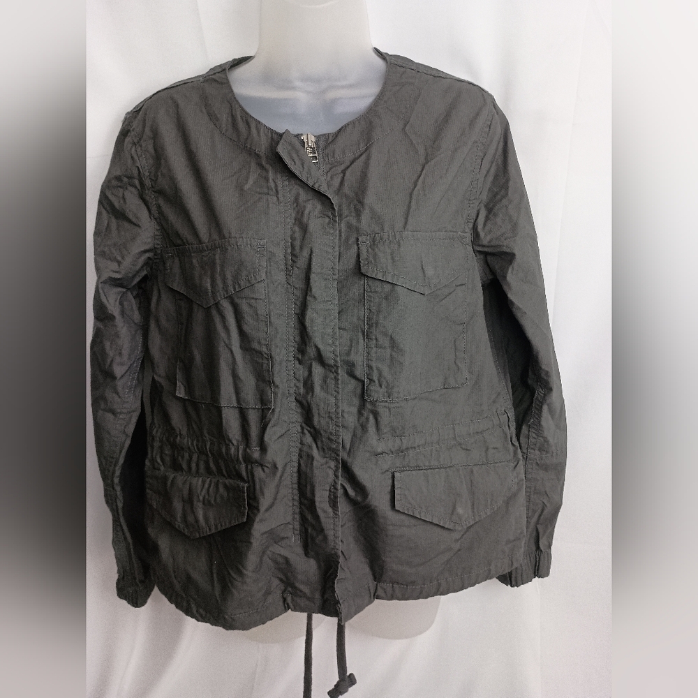 GAP Women's western Gray Military Field Jacket size large